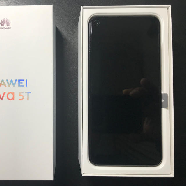 スマートフォン本体HUAWEI　nova 5T 黒