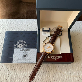 ロンジン(LONGINES)のLONGINES  クロノグラフ　自動巻き　新品未使用　値下げしました！(腕時計(アナログ))