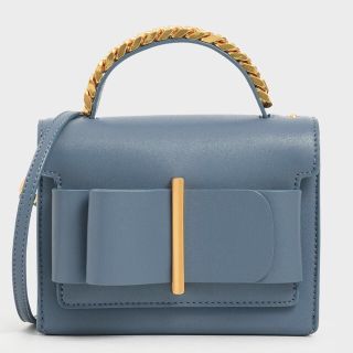 チャールズアンドキース(Charles and Keith)のチャールズアンドキース　ボウディールショルダーバッグ(ショルダーバッグ)