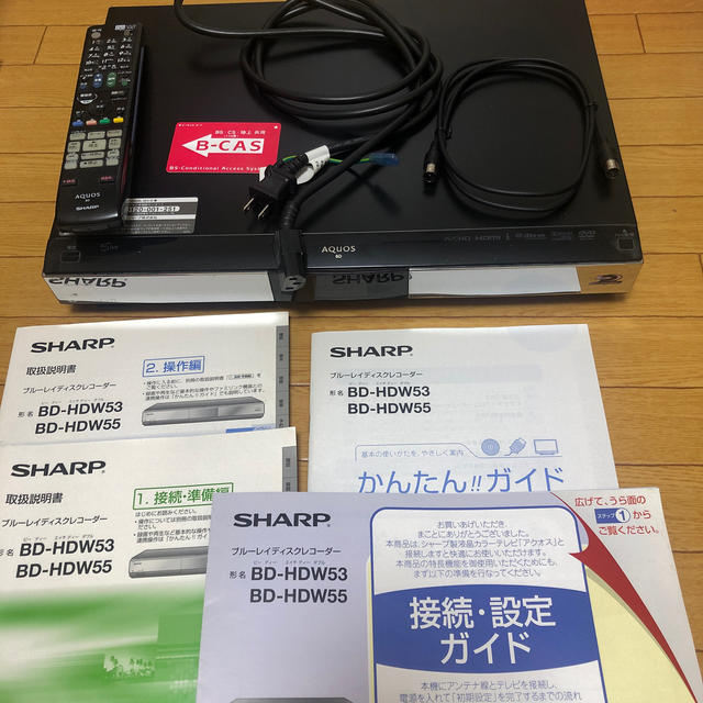 シャープ BD-HDW53 レコーダー