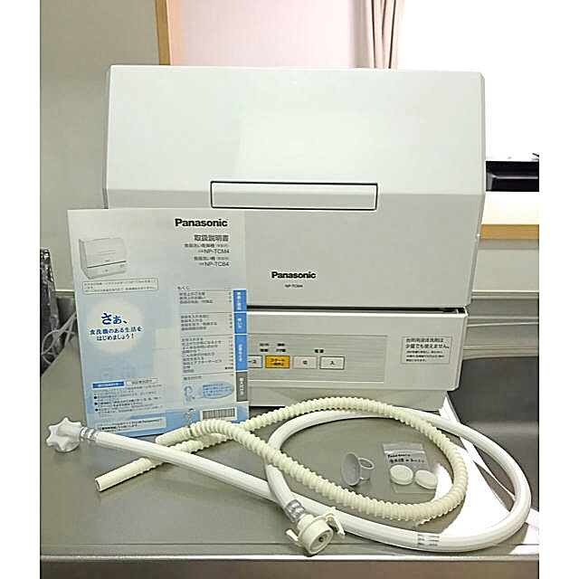 Panasonic(パナソニック)のパナソニック　プチ食洗機　NP-TCM4-W スマホ/家電/カメラの生活家電(食器洗い機/乾燥機)の商品写真