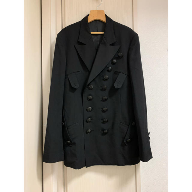 Yohji Yamamoto - ヨウジヤマモト19AW黒ボタンジャケット