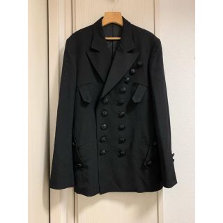 ヨウジヤマモト(Yohji Yamamoto)のヨウジヤマモト19AW黒ボタンジャケット(テーラードジャケット)