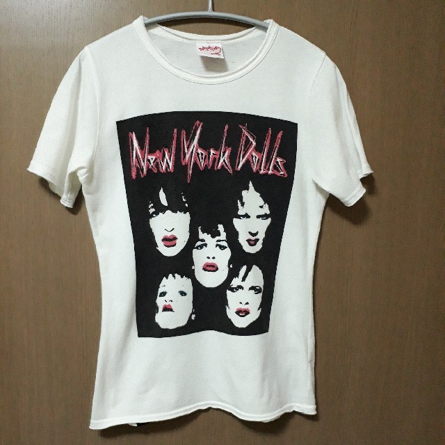 HYSTERIC GLAMOUR(ヒステリックグラマー)のHYSTERIC GLAMOUR　New York Dolls Tシャツ  レディースのトップス(Tシャツ(半袖/袖なし))の商品写真