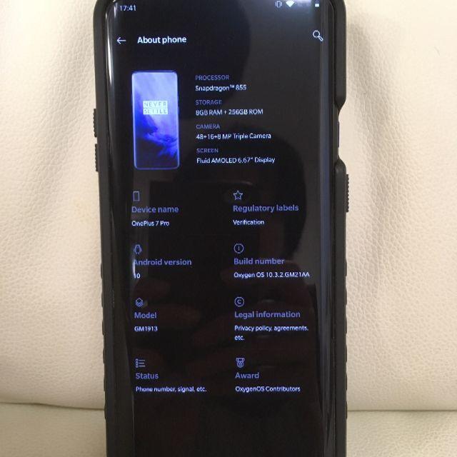 おまけ付き! OnePlus 7 Pro 8gb+256gb ブルー - 3
