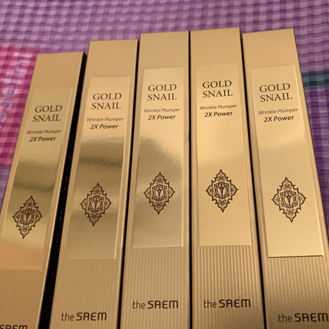 the SAEM GOLD SNAIL  (ザセム)5本セット