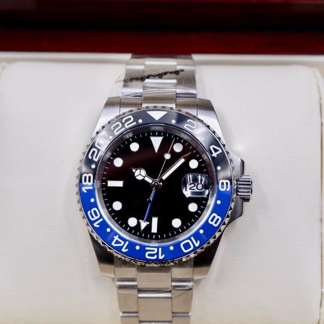 国内発送【希望小売価格：29,800円】高品質ムーブメント・メンズ腕時計GMT