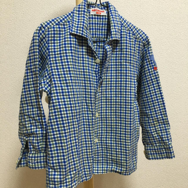 mikihouse(ミキハウス)のミキハウス 長袖シャツ 110 キッズ/ベビー/マタニティのキッズ服男の子用(90cm~)(ブラウス)の商品写真