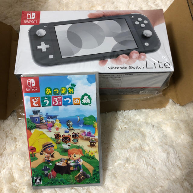 翌発送 新品 Switch lite 本体 あつまれ どうぶつの森 セット