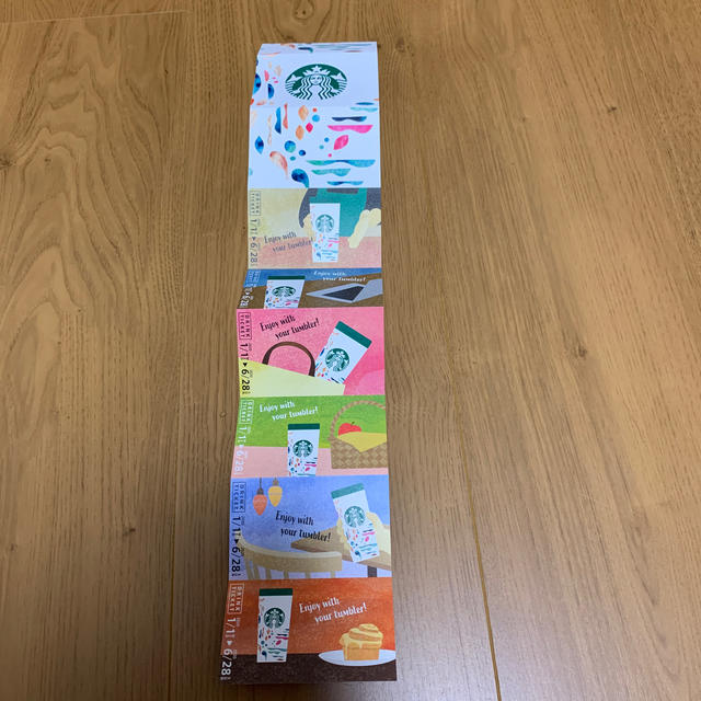 Starbucks Coffee(スターバックスコーヒー)のstarbucksチケット チケットの優待券/割引券(その他)の商品写真