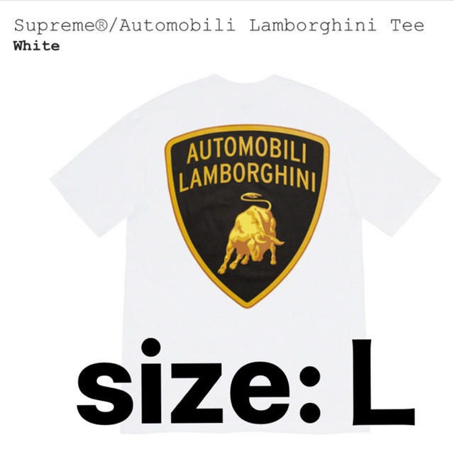 supreme lamborghini tee ランボルギーニ シュプリームトップス