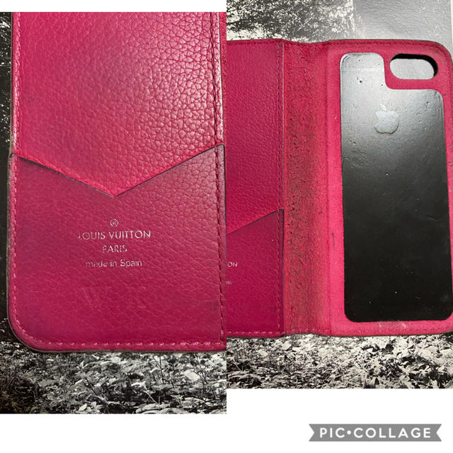 LOUIS VUITTON マヒナ　ピンク　スマホケース　iPhone7 ケース