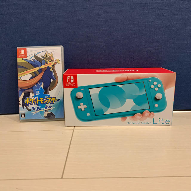 Nintendo Switch - Nintendo Switch  Lite ターコイズ　ポケモン付