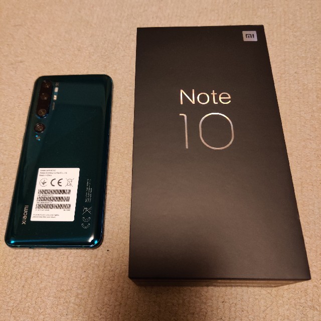 土日限定特価 Xiaomi mi note 10 国内版 超美品