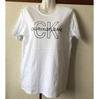 カルバンクライン(Calvin Klein)のカルバンクライン CKロゴ入り 半袖Tシャツ 白(Tシャツ(半袖/袖なし))