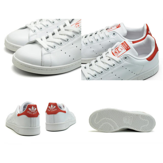 adidas(アディダス)のadidas originals アディダス スタンスミス レッド 26.0 メンズの靴/シューズ(スニーカー)の商品写真