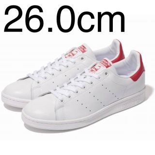 アディダス(adidas)のadidas originals アディダス スタンスミス レッド 26.0(スニーカー)