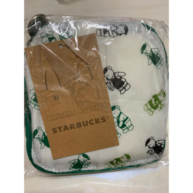 Starbucks Coffee(スターバックスコーヒー)の限定！スターバックス 海外台湾 2019 非売品　カバー付きエコバッグ　  レディースのバッグ(エコバッグ)の商品写真