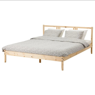 イケア(IKEA)の【条件要確認】定価7万円 IKEA クイーンサイズベッド寝具セット(クイーンベッド)