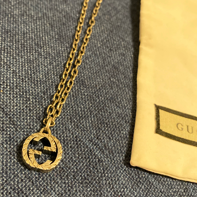Gucci(グッチ)のGUCCI インターロッキングG シルバーネックレス メンズのアクセサリー(ネックレス)の商品写真