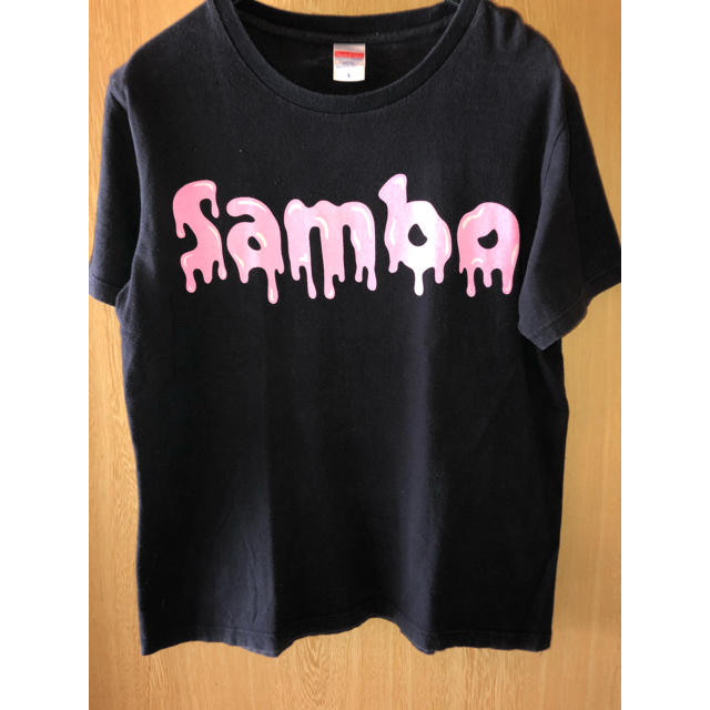 Sambo Master L Pink Black サンボマスター トロトロ レディースのトップス(Tシャツ(半袖/袖なし))の商品写真