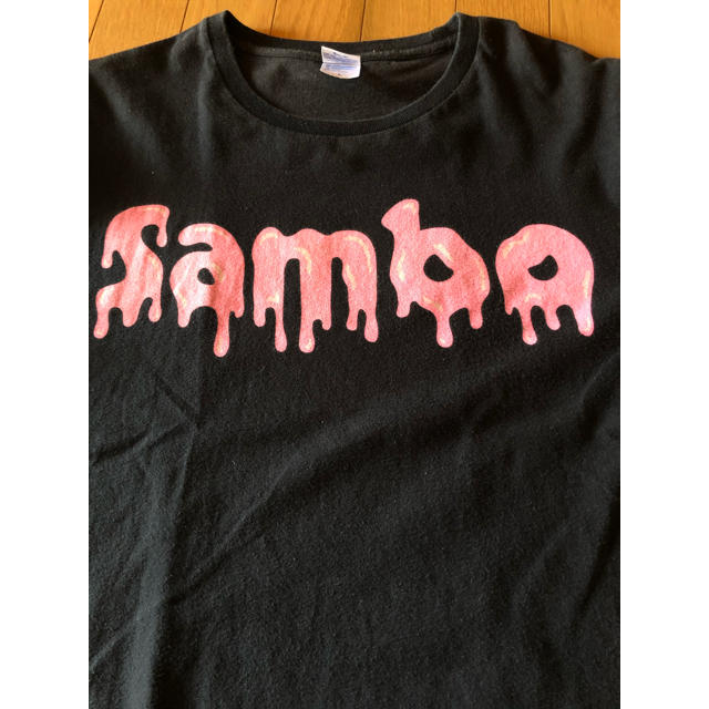 Sambo Master L Pink Black サンボマスター トロトロ レディースのトップス(Tシャツ(半袖/袖なし))の商品写真
