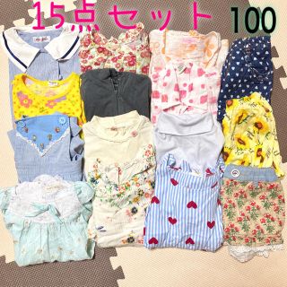 ムージョンジョン(mou jon jon)の子供服 キッズ 100 春夏物 まとめ売り☆ 15点セット(Tシャツ/カットソー)