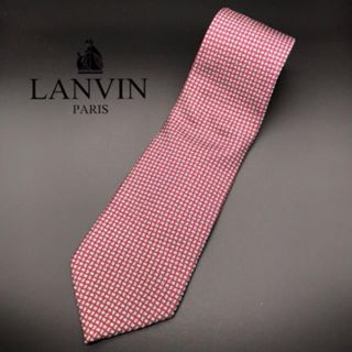 ランバン(LANVIN)のランバン シルクネクタイ☆小さな小紋柄(ネクタイ)