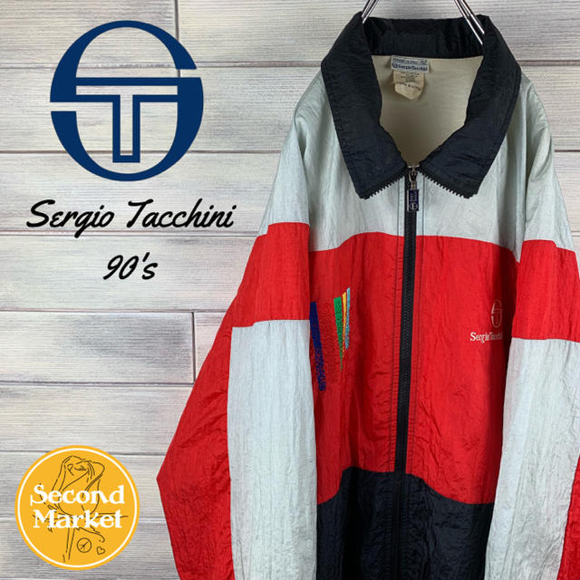 SERGIO TACCHINI 90s ナイロンセットアップ 3点セット