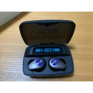 【新品】ワイヤレスイヤホン　IPX7防水　Bluetooth(ヘッドフォン/イヤフォン)