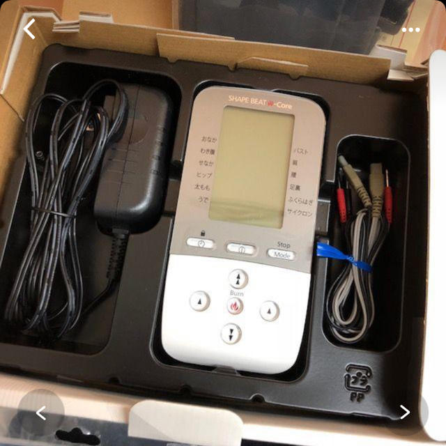 EMS(イームス)の39bhzさま専用伊藤超短波　シェイプビートダブルコア スマホ/家電/カメラの美容/健康(ボディケア/エステ)の商品写真