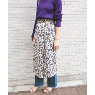 イエナ(IENA)の美品⭐︎IENA⭐︎DEVEAUX プリントスカート(ロングスカート)