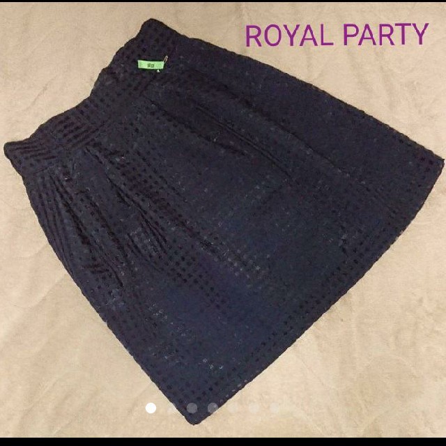 ROYAL PARTY(ロイヤルパーティー)のロイヤルパーティー スカート ネイビー レディースのスカート(ミニスカート)の商品写真