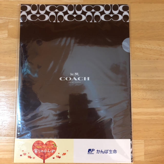 COACH(コーチ)のコーチcoach クリアファイル エンタメ/ホビーのアニメグッズ(クリアファイル)の商品写真