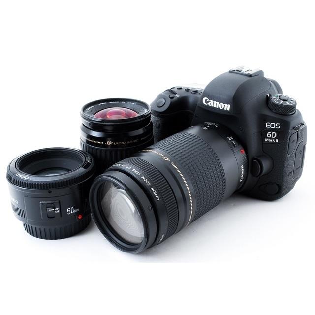 Canon EOS 6D Mark II トリプルレンズ☆新品SDカード付き | aosacoffee.com