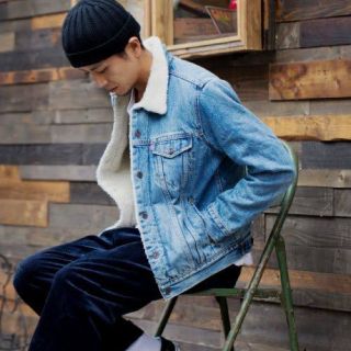 リーバイス(Levi's)のlevi'se リーバイス デニムジャケット　ボアジャケット　ヴィンテージ(Gジャン/デニムジャケット)