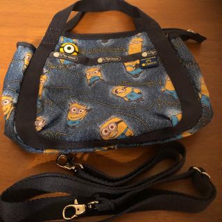 レスポートサック(LeSportsac)のLeSportsac SMALL JENNI ミニオンズデニム(キャラクターグッズ)