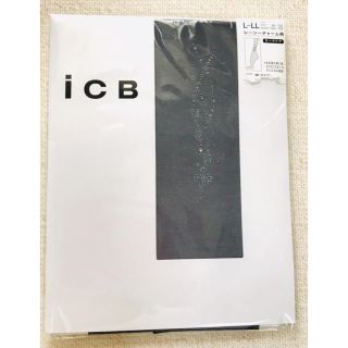 アイシービー(ICB)のicb ストッキング スワロフスキー レーシーチャーム柄(タイツ/ストッキング)