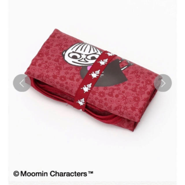 AfternoonTea(アフタヌーンティー)のMoomin×Afternoon Tea/ShupattoコンパクトバッグS 赤 レディースのバッグ(エコバッグ)の商品写真