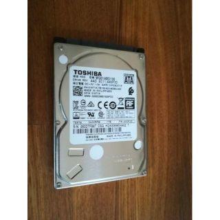 トウシバ(東芝)の美品⭐HDD 1TB 東芝 2.5インチ SATA MQ01ABD100(PC周辺機器)