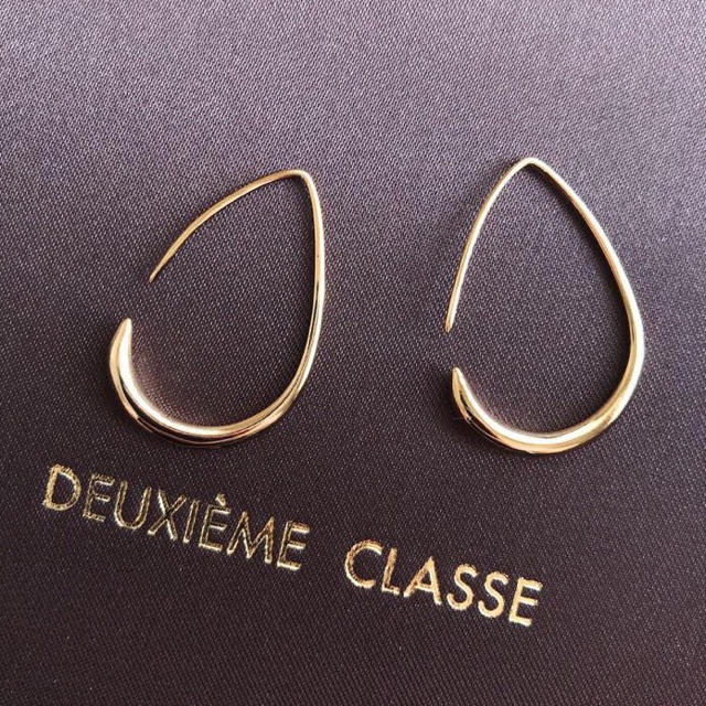 ★新品 DEUXIEME CLASSE ドゥーズィエムクラス 曲線美ピアス