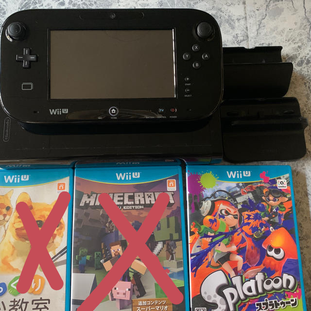 ゲームソフトゲーム機本体Nintendo Wii U プレミアムセット KURO ソフト付き