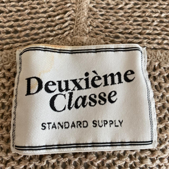 DEUXIEME CLASSE(ドゥーズィエムクラス)のドゥーズィエムクラス　LIRY LINEN アゼカーディガン レディースのトップス(カーディガン)の商品写真