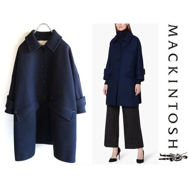 品質が完璧 MACKINTOSH 6 コクーンコート ウール 英国製 19AW