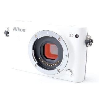 ニコン(Nikon)の☆Nikon S2 ボディ ホワイト☆初心者にも最適☆元箱付き☆(ミラーレス一眼)