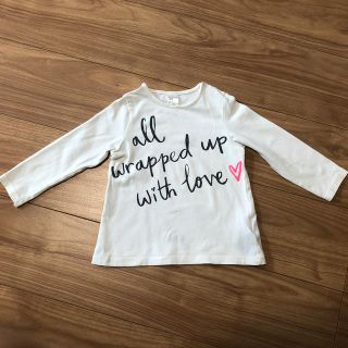 エイチアンドエム(H&M)のベビー　カットソーH&M  80cm(Ｔシャツ)