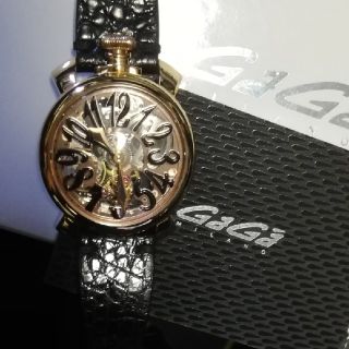 ガガミラノ(GaGa MILANO)のガガミラノ スケルトン マニュアーレ 48mm 腕時計 GAGA 時計(腕時計(アナログ))