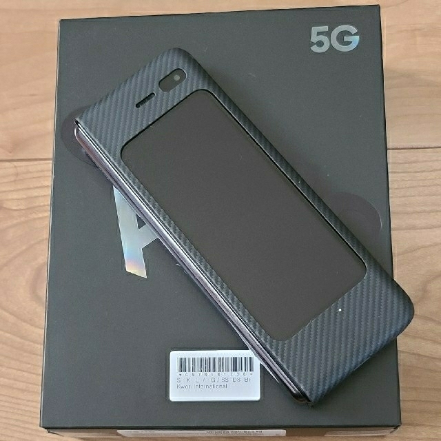 SAMSUNG(サムスン)のタイムセール　Samsung galaxy fold ブラック 512GB スマホ/家電/カメラのスマートフォン/携帯電話(スマートフォン本体)の商品写真