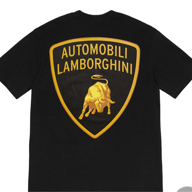 Supreme Automobili Lamborghini Tee ブラック