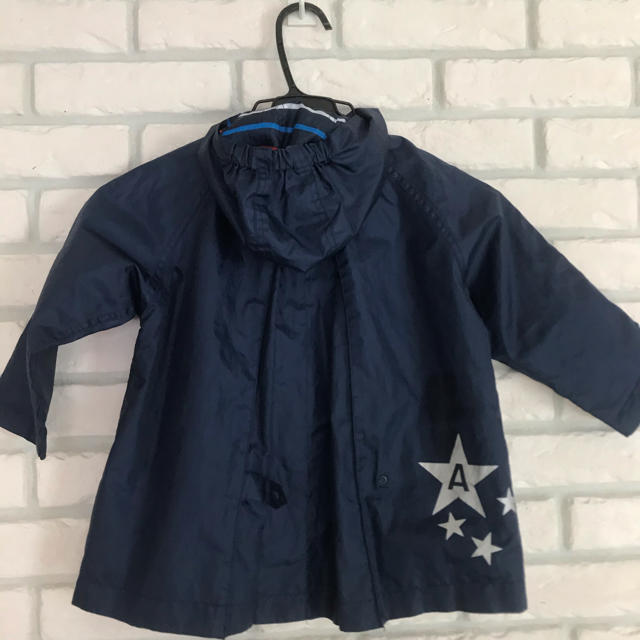 AZUL by moussy(アズールバイマウジー)のAZUL kids ウィンドブレーカー　レインコート　100cm キッズ/ベビー/マタニティのキッズ服男の子用(90cm~)(ジャケット/上着)の商品写真